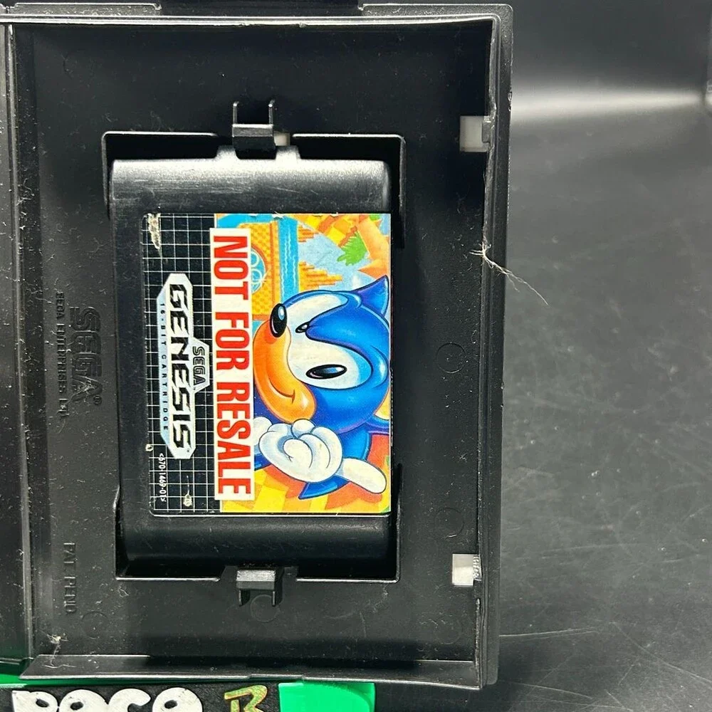 Sonic the Hedgehog Not For Resale (Sega Genesis, 1991) Complete W/ Manual